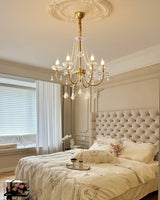 Elian Pearl Crystal Chandelier, detail view 9