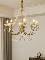Elian Pearl Crystal Chandelier, detail view 11