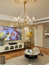 Elian Pearl Crystal Chandelier, detail view 14