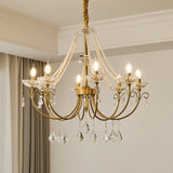 Elian Pearl Crystal Chandelier, detail view 5