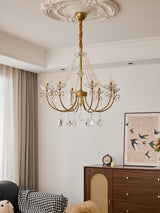 Elian Pearl Crystal Chandelier, detail view 16