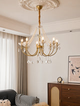Elian Pearl Crystal Chandelier, detail view 3