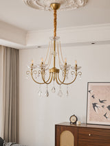 Elian Pearl Crystal Chandelier, detail view 20