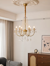 Elian Pearl Crystal Chandelier, detail view 4