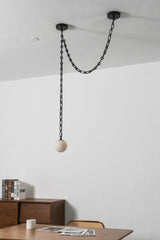 Flora Linden Alabaster Chandelier, detail view 27