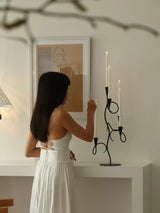 Liora Juniper Iron Candle Holder, detail view 25