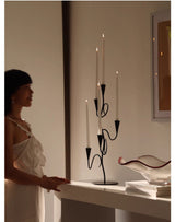 Liora Juniper Iron Candle Holder, detail view 5