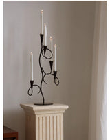 Liora Juniper Iron Candle Holder, detail view 13