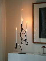 Liora Juniper Iron Candle Holder, detail view 3
