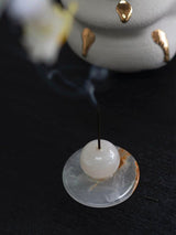 Rhea Noir Alabaster Decorative Object, detail view 14