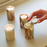 Pella Bay Marble Candle Holder, detail view 2