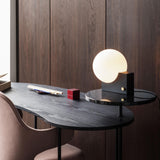 Clara Haven Glass Table Lamp, detail view 4