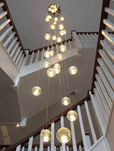 Cora Frost Crystal Pendant Light, detail view 10