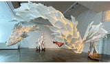 Calia Drift Fabric Chandelier, detail view 14