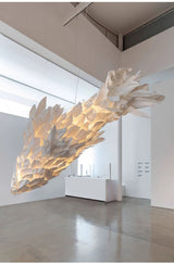 Calia Drift Fabric Chandelier, detail view 16