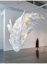 Calia Drift Fabric Chandelier, detail view 11