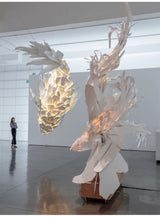 Calia Drift Fabric Chandelier, detail view 12