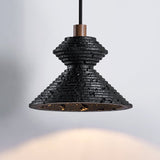 Ember Cedar Travertine Pendant Light, detail view 3