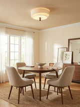 Vera River Fabric Ceiling Light, detail view 4