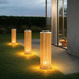 Ember Frost Rattan Outdoor Light, detail view 3