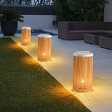 Ember Frost Rattan Outdoor Light, detail view 4