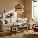Pella Cove Linen Pendant Light, detail view 3