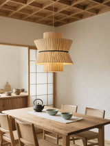 Pella Cove Linen Pendant Light, detail view 5