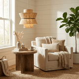 Pella Cove Linen Pendant Light, detail view 4