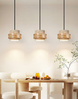 Vian Grove Travertine Pendant Light, detail view 7