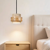 Vian Grove Travertine Pendant Light, detail view 2