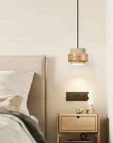 Vian Grove Travertine Pendant Light, detail view 4