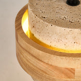 Vian Grove Travertine Pendant Light, detail view 6