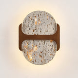 Alden River Travertine Wall Light, detail view 4
