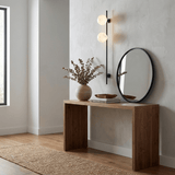 Tarin Oak Alabaster Wall Light, detail view 8