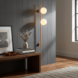 Tarin Oak Alabaster Wall Light, detail view 14
