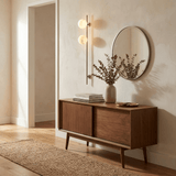 Tarin Oak Alabaster Wall Light, detail view 5
