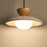Cora Halo Travertine Pendant Light, detail view 8
