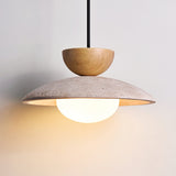 Cora Halo Travertine Pendant Light, detail view 13