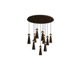 Elora Flint Wood Pendant Light, detail view 21