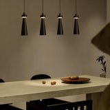 Elora Flint Wood Pendant Light, detail view 6