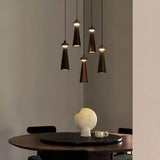 Elora Flint Wood Pendant Light, detail view 4