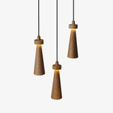 Elora Flint Wood Pendant Light, detail view 31