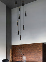 Elora Flint Wood Pendant Light, detail view 7