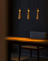 Elora Flint Wood Pendant Light, detail view 8