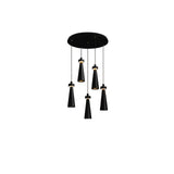Elora Flint Wood Pendant Light, detail view 25