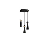 Elora Flint Wood Pendant Light, detail view 24