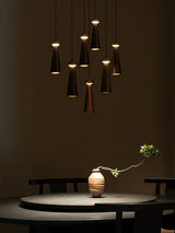 Elora Flint Wood Pendant Light, detail view 15
