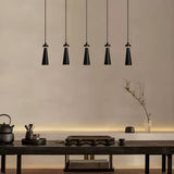 Elora Flint Wood Pendant Light, detail view 5