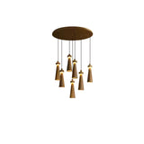 Elora Flint Wood Pendant Light, detail view 20