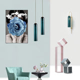 Evara Mist Glass Pendant Light, detail view 4